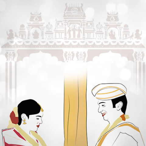 Antarpata And Varmala in Kannada Brahmin Madhwa Weddings