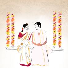 Oonjal Ritual In Tamil Brahmin Iyengar Weddings